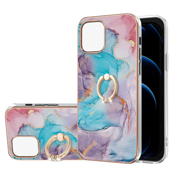 iPhone 13 Marble Case with Support Ring