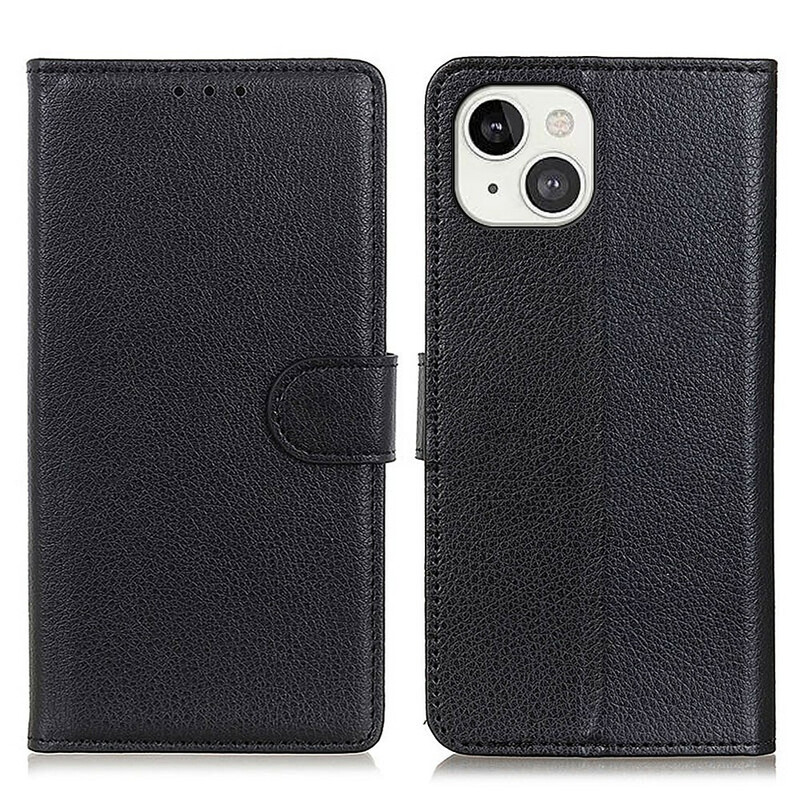 Case for iPhone 13 Leatherette Lychee Traditional