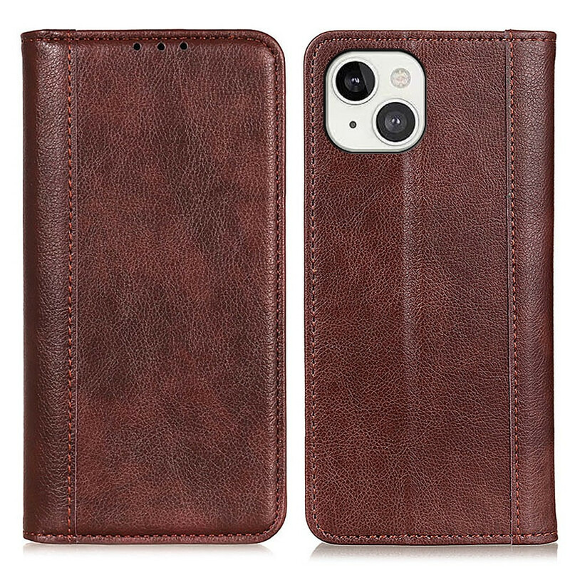 Flip Cover iPhone 13 Leather Split Elegance