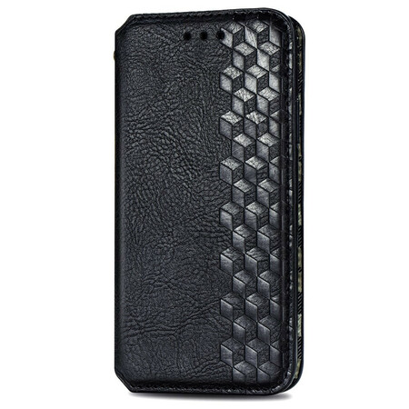 Flip Cover Oppo A16 / A16s Effet Cuir Texture Diamant