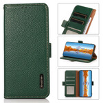 Case iPhone 13 Genuine Leather Lychee KHAZNEH