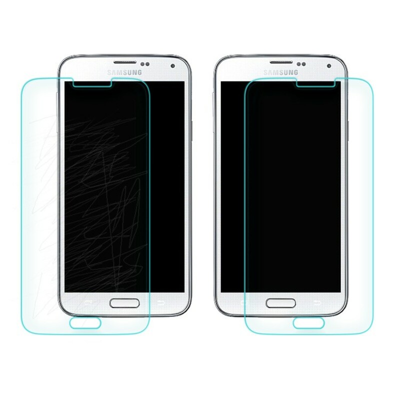 Tempered glass protection for the screen of the Samsung Galaxy S5