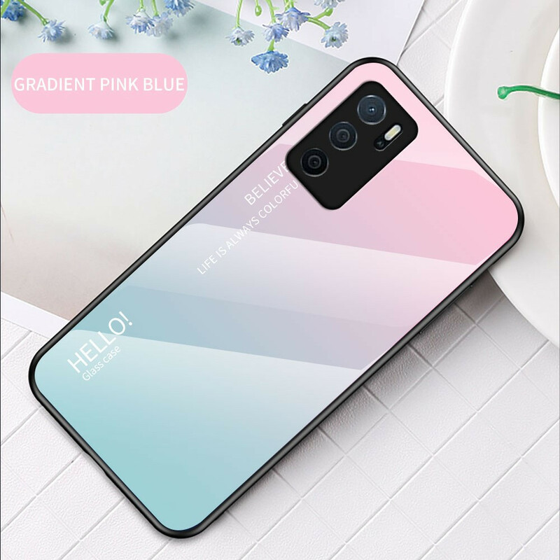 Oppo A16 / A16s Tempered Glass Case Hello