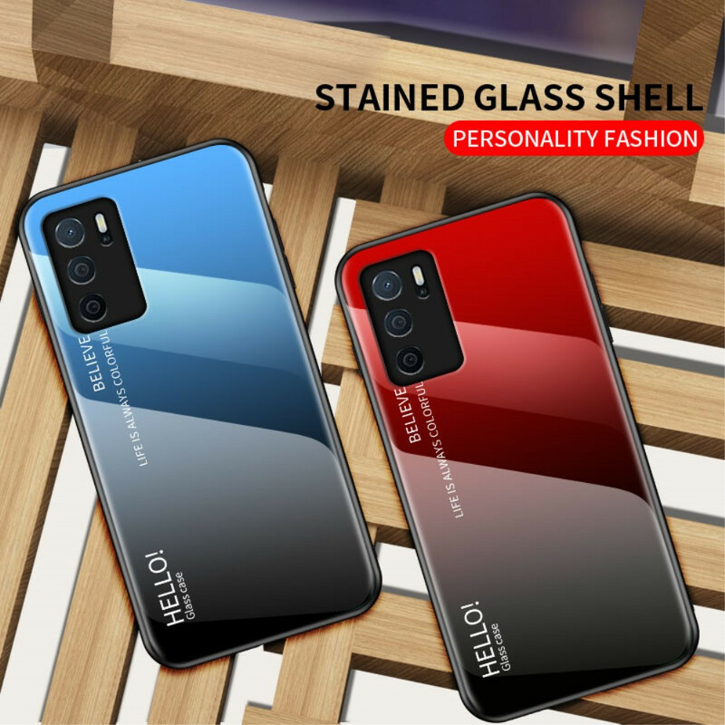 Oppo A16 / A16s Tempered Glass Case Hello