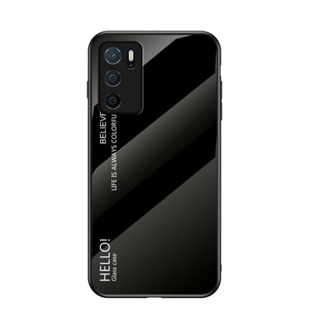 Oppo A16 / A16s Tempered Glass Case Hello