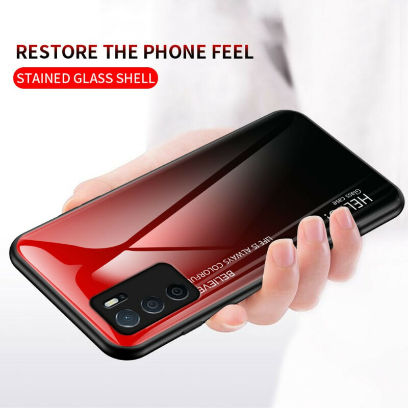 Oppo A16 / A16s Tempered Glass Case Hello
