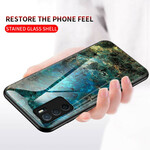 Oppo A16 / A16s Marble Colors Tempered Glass Case