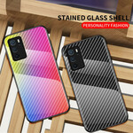 Oppo A16 / A16s Carbon Fiber Tempered Glass Case