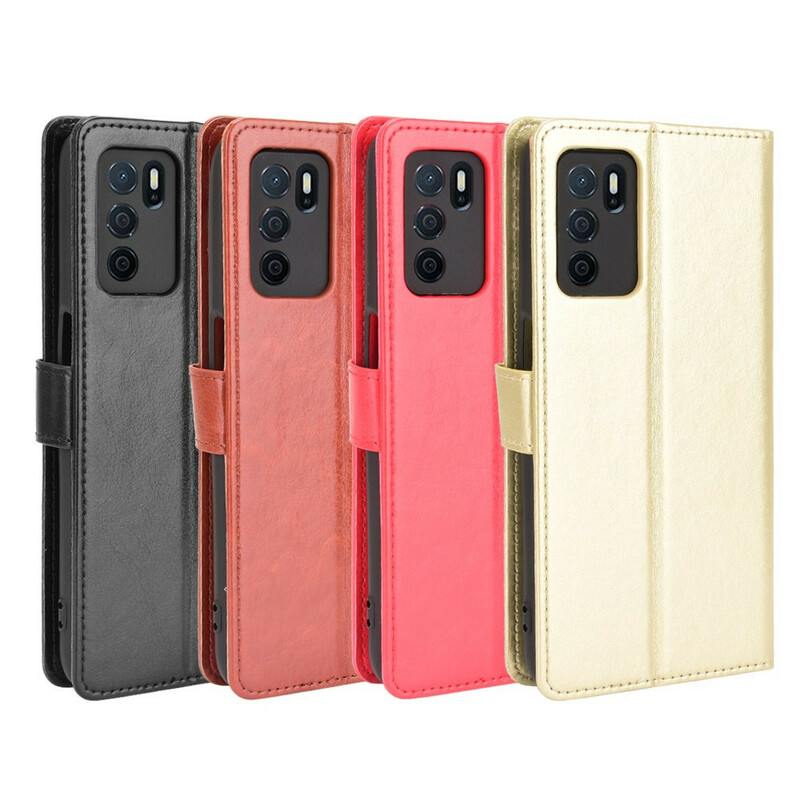 Cover Oppo A16 / A16s Simili Cuir Flashy