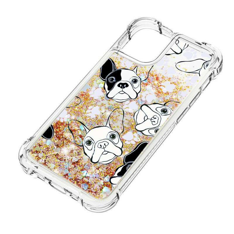Case iPhone 13 Mr Dog Glitter