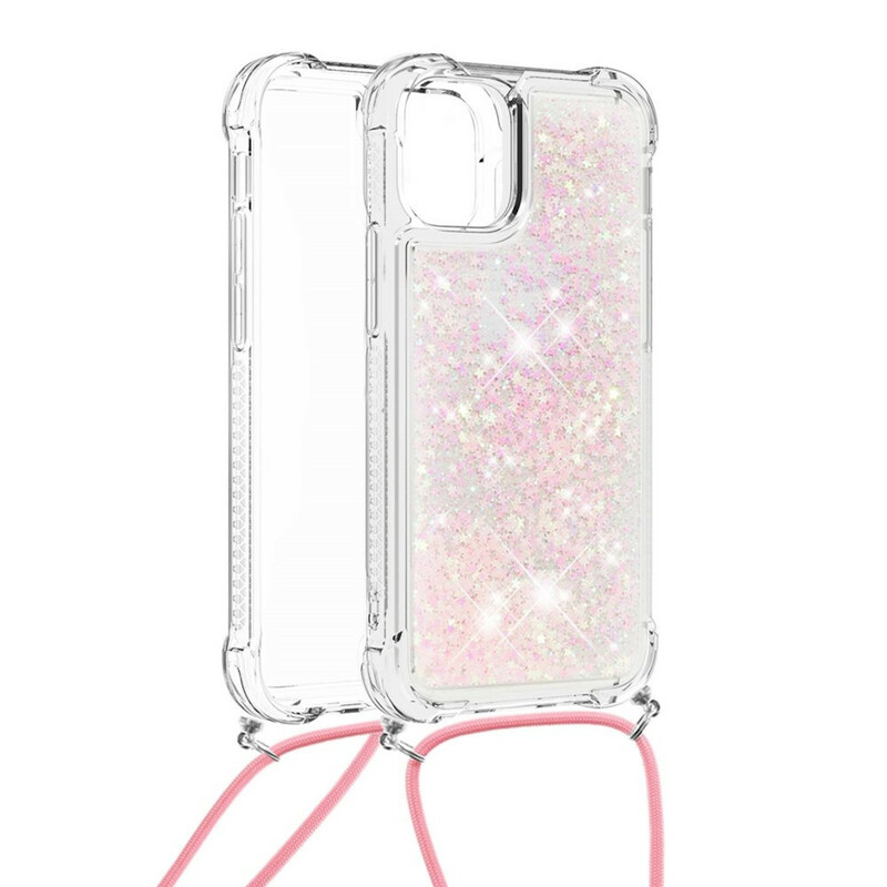 iPhone 13 Glitter Case with Cord