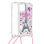 iPhone 13 case with Eiffel Tower string