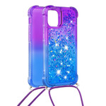 iPhone 13 Silicone Case Glitter and Cord