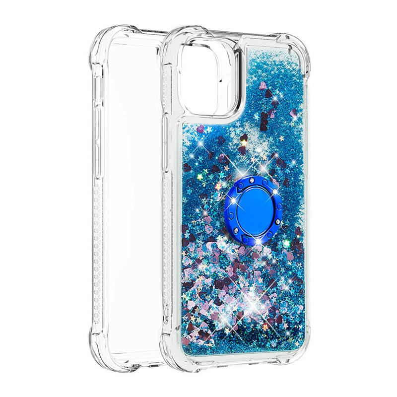 iPhone 13 Glitter Case with Ring Support