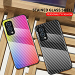 OnePlus Nord 2 5G Carbon Fiber Tempered Glass Case