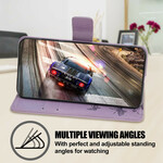 Case iPhone 13 Butterflies and Flowers with Lanyard