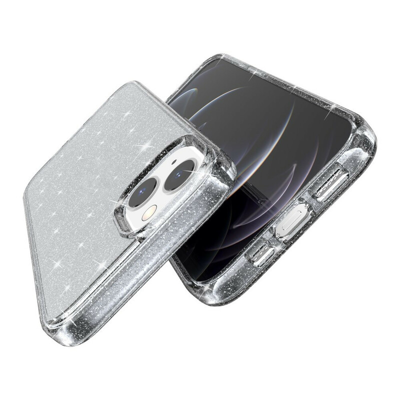 iPhone 13 Clear Glitter Case