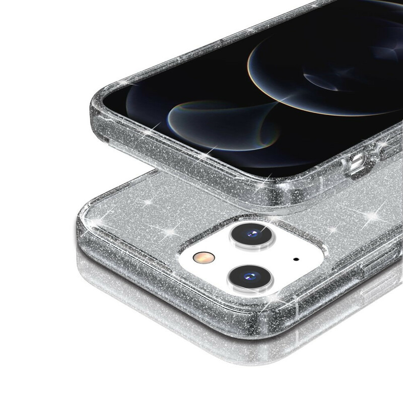 iPhone 13 Clear Glitter Case