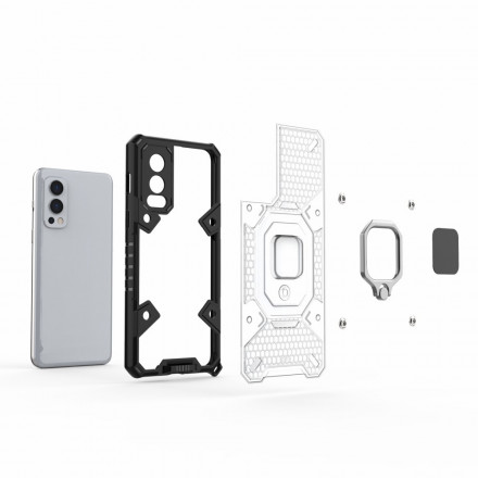 OnePlus Nord 2 5G Honeycomb Case with Ring