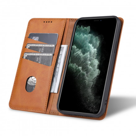 Flip Cover iPhone 13 Style Cuir AZNS