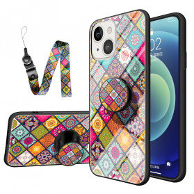 Magnetic Patchwork iPhone 13 Case