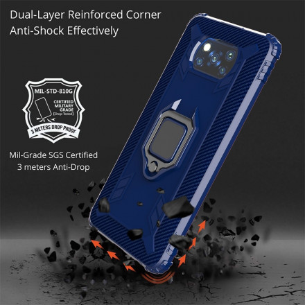 Poco X3 / X3 Pro / X3 NFC Ring and Carbon Fiber Case