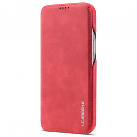 Flip Cover iPhone 13 Effet Cuir Simple LC.IMEEKE