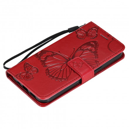 Giant Butterflies iPhone 13 Lanyard Case