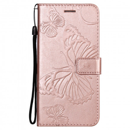Giant Butterflies iPhone 13 Lanyard Case