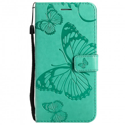 Giant Butterflies Lanyard iPhone Case 13