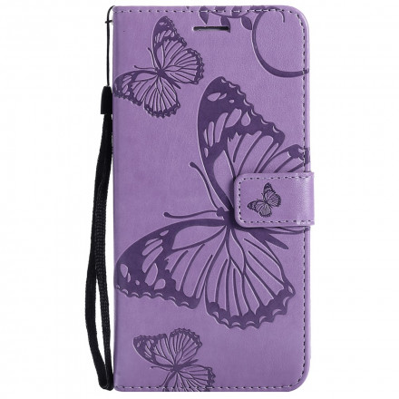 Giant Butterflies iPhone 13 Lanyard Case