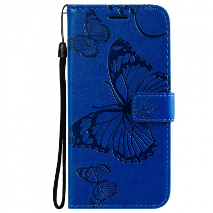 Giant Butterflies iPhone 13 Lanyard Case