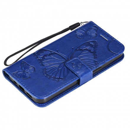 Giant Butterflies iPhone 13 Lanyard Case