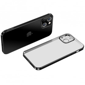 Transparent iPhone 13 Case Metal Edges SULADA