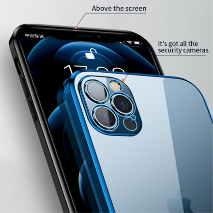 Transparent iPhone 13 Case Metal Edges SULADA Transparent iPhone 13 Case Metal Edges SULADA