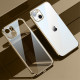 Transparent iPhone 13 Case Metal Edges SULADA