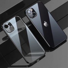 Transparent iPhone 13 Case Metal Edges SULADA