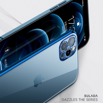 Transparent iPhone 13 Case Metal Edges SULADA