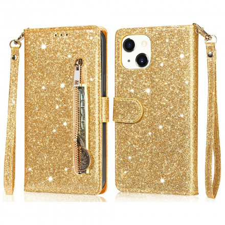 Case iPhone 13 Glitter Purse