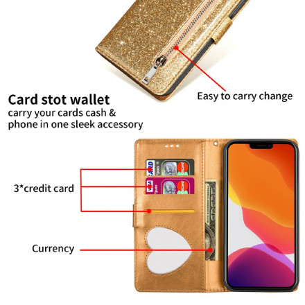 Case iPhone 13 Glitter Purse