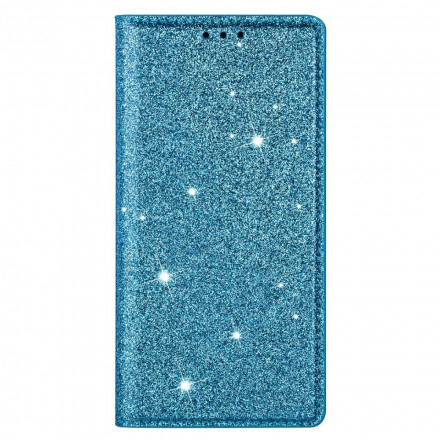 Flip Cover iPhone 13 Style Paillettes
