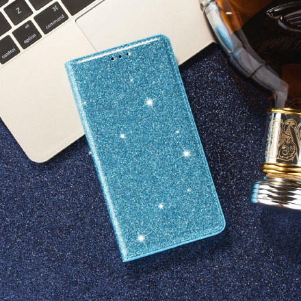 Flip Cover iPhone 13 Style Paillettes