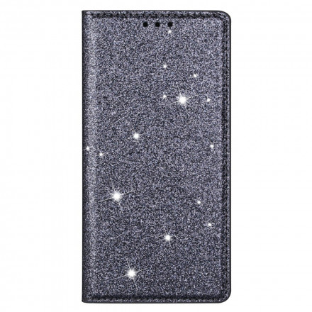 Flip Cover iPhone 13 Style Paillettes