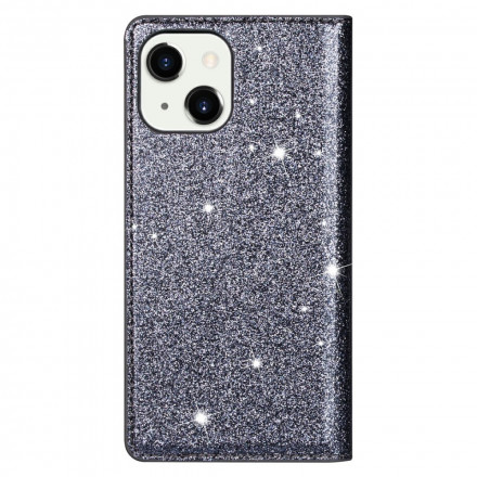 Flip Cover iPhone 13 Style Paillettes
