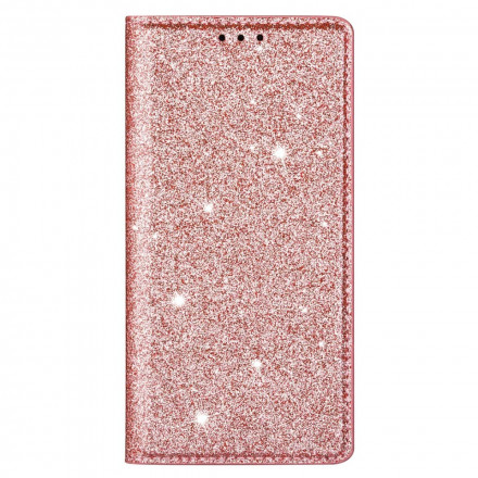 Flip Cover iPhone 13 Style Paillettes