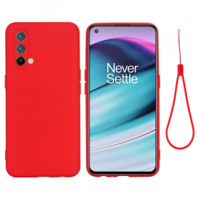 OnePlus Nord CE 5G Liquid Silicone Case With Strap