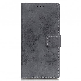 Cover Motorola Edge 20 Lite Simili Cuir Vintage