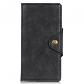 Cover Motorola Edge 20 Lite Simili Cuir Bouton