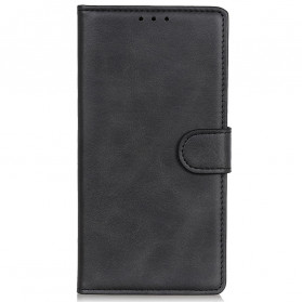 Cover Motorola Edge 20 Lite Effet Cuir Mat