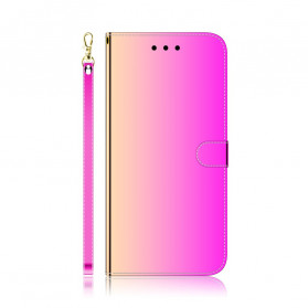 Cover Motorola Edge 20 Lite Simili Cuir Couverture Miroir